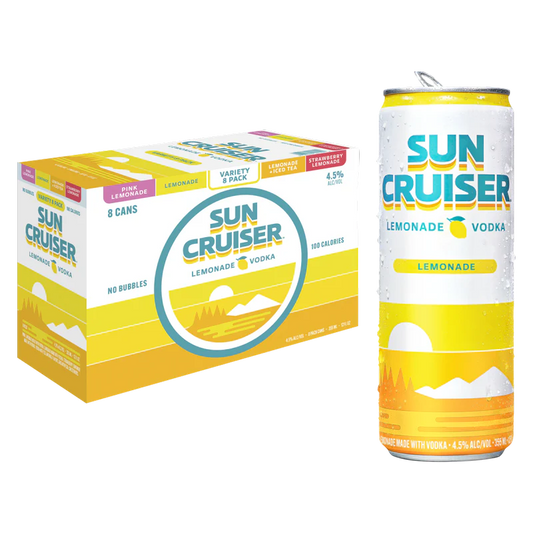 Sun Cruiser Lemonade Vodka Cocktail 12-Oz Can 8-Pack