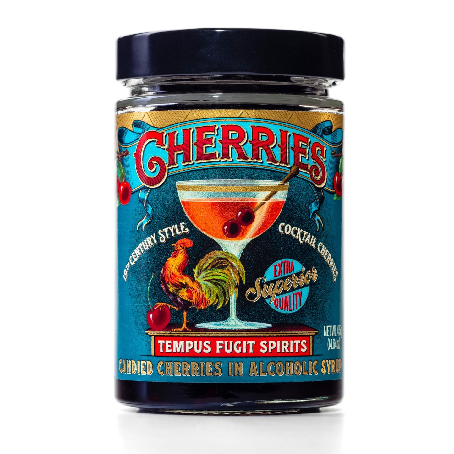 Tempus Fugit Non Alcoholic Cocktail Cherries 14.64-Oz