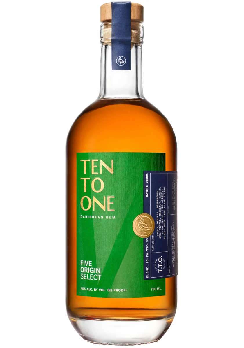 Ten to One Five Origin Select Caribbean Rum 750ml