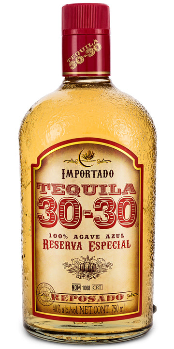 Tequila 30-30 Reserve Especial Reposado Tequila 100% Agave Azul 750ml