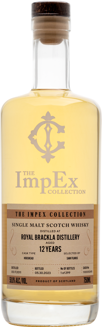 The ImpEx Collection Royal Brackla 12 Year Old Single Malt Scotch Whisky 750ml