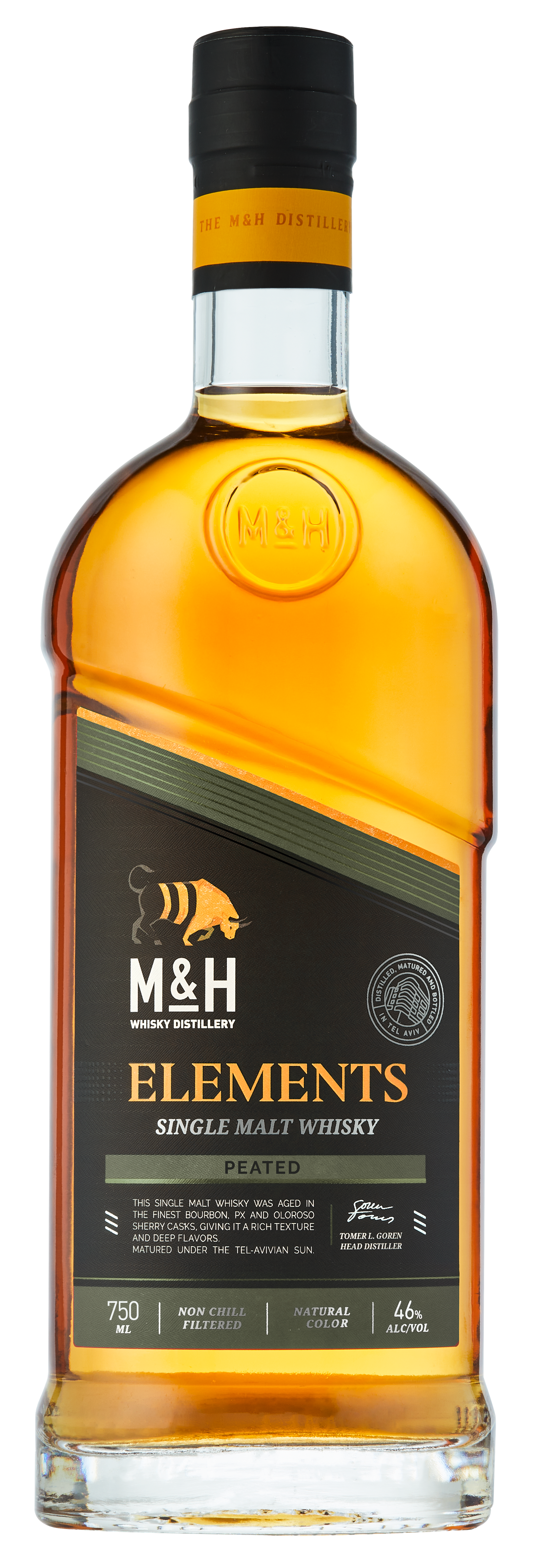 The Milk & Honey Distillery M & H Elements Peated Single Malt Whisky 750ml
