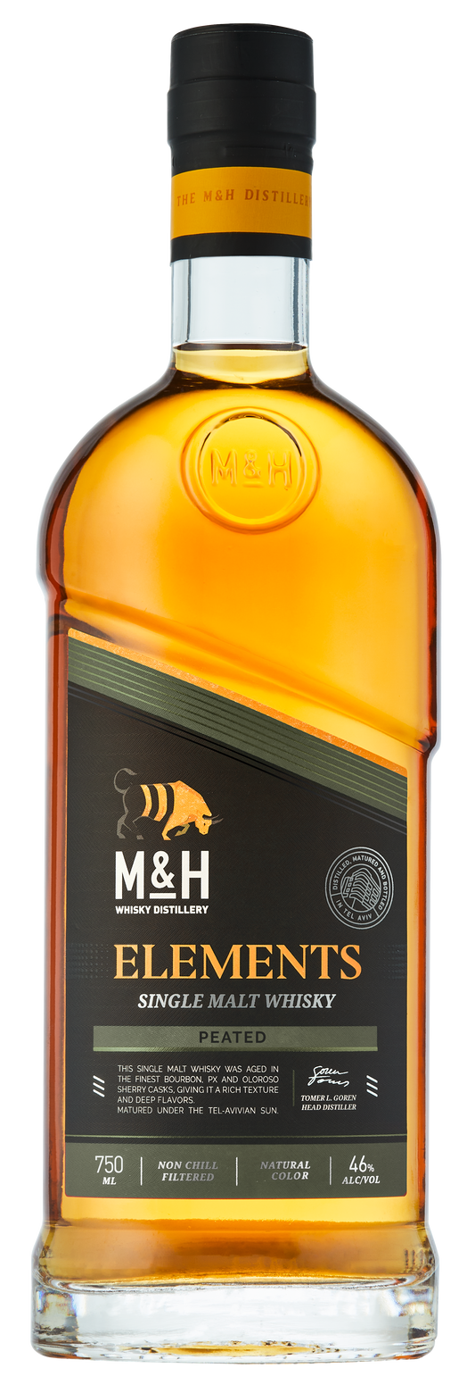 The Milk & Honey Distillery M & H Elements Peated Single Malt Whisky 750ml