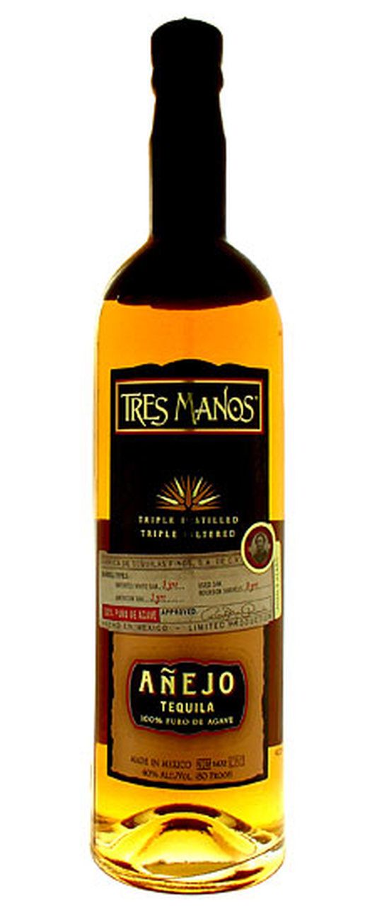 Tres Manos Anejo 3 YR Tequila 750ml
