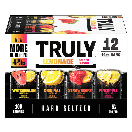 Truly Lemonade Hard Seltzer Mix Variety Cocktail 12-Oz Can 12-Pack