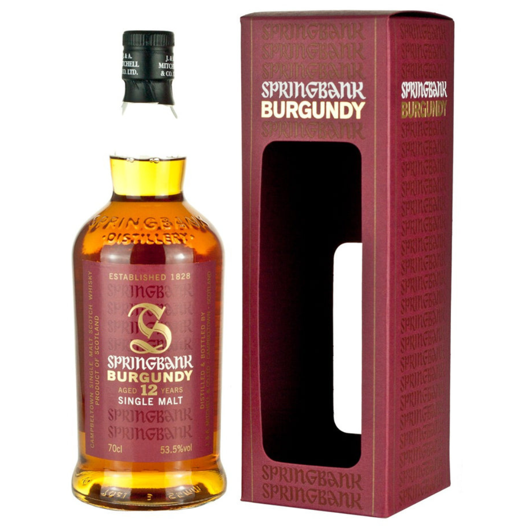 Springbank 12 Year Old Burgundy Single Malt Scotch Whisky 750ml ...