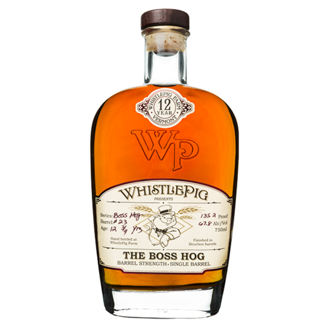 WhistlePig The Boss Hog 12 Year Old Straight Rye Whiskey 750ml – Liquor ...