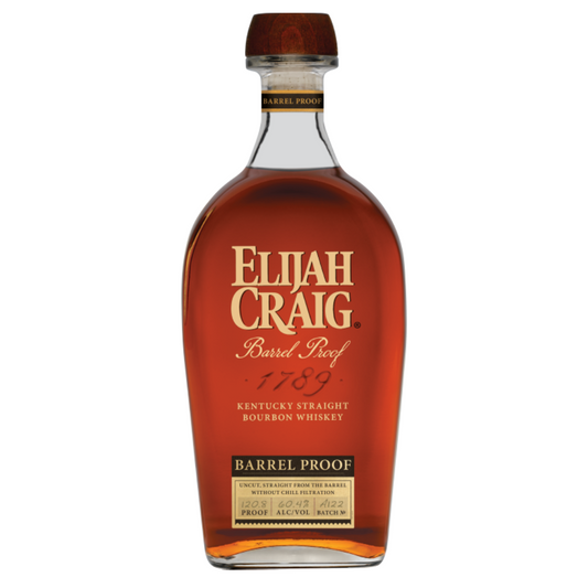Elijah Craig 12 Year Old Barrel Proof Batch A122 Kentucky Straight Bourbon Whiskey 750ml