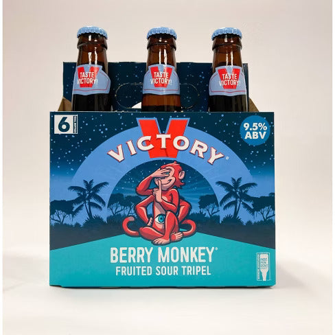 Victory Brewing Barrel Aged Series Berry Tart Monkey Beer 12-Oz Bottle 6-Pack