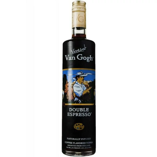 Vincent Van Gogh Double Espresso Double Caffeine Coffee Flavored Vodka –  Liquor Express