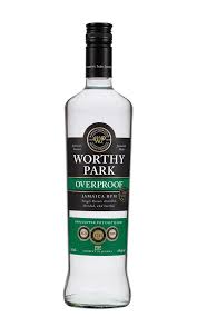 Worthy Park Rum-Bar Overproof White Rum 1Lt