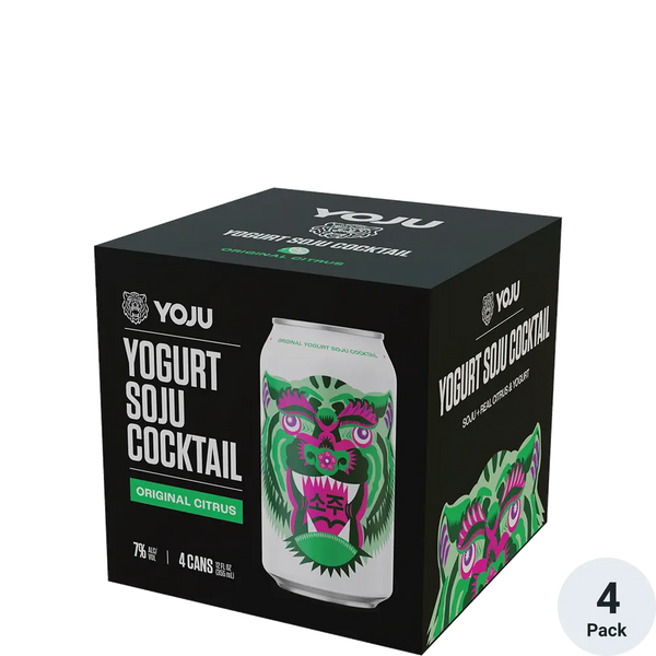 Yoju Original Yogurt Soju Cocktail 12-Oz Can 4-Pack – Liquor Express