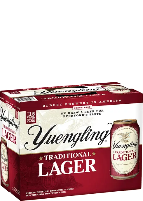 Yuengling Traditional Lager Beer Cans 12-Pack
