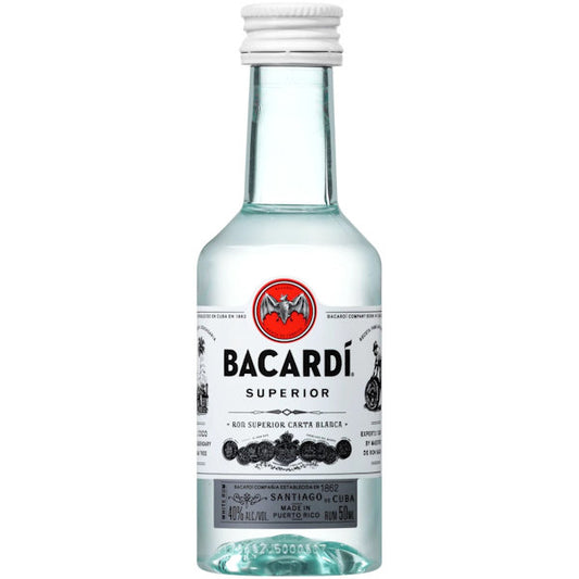 Bacardi Carta Blanca Superior White Rum 50ml