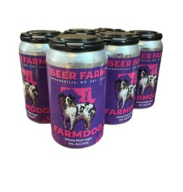 Brookeville Beer Farm Farmdog Vienna Lager Beer 12-Oz Can 6-Pack