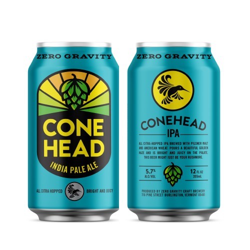 Zero Gravity Craft Brewery  Cone Head India Pale Ale Beer 4 PACK