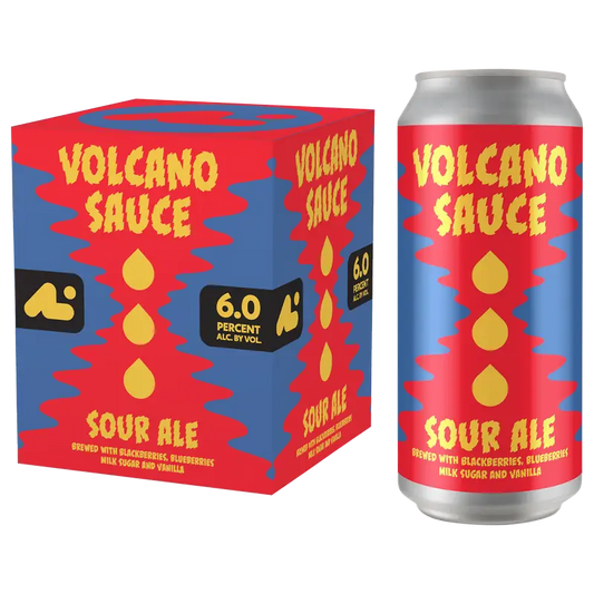 Aslin Volcano Sauce Sour Beer 16-Oz Can 4-Pack