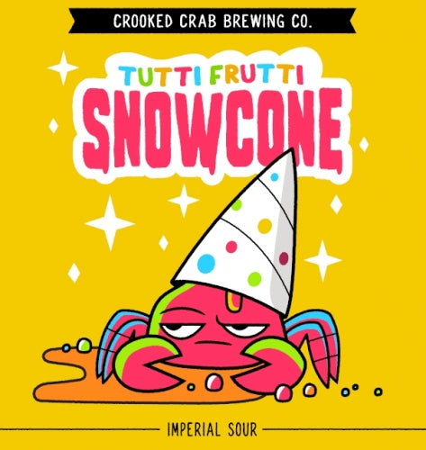 Crooked Crab Brewing Company Tutti Frutti Snowcone Can 6-Pack