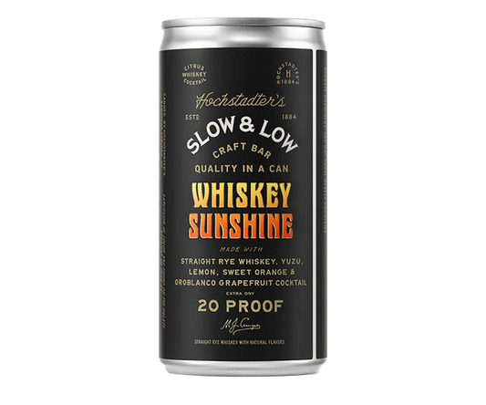 Hochstadter's Slow and Low Whiskey Sunshine Cocktail Can 200ml