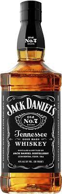 Jack Daniel's Black Label Old No.7 Brand Sour Mash Whiskey 1Ltr