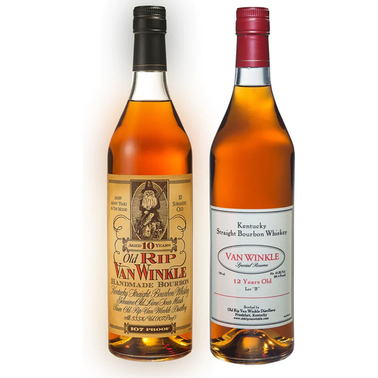 Pappy Van Winkle Bundle - Old Rip 10 Year Old & Pappy Van Winkle Lot B 12 Year Old Set of 2