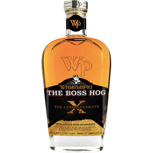 WhistlePig The Boss Hog X The Commandments Straight Rye Whiskey 750ml