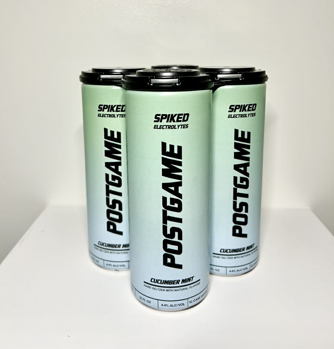 Postgame Cucumber Mint Spiked Electrolyte Seltzer 4-Pack