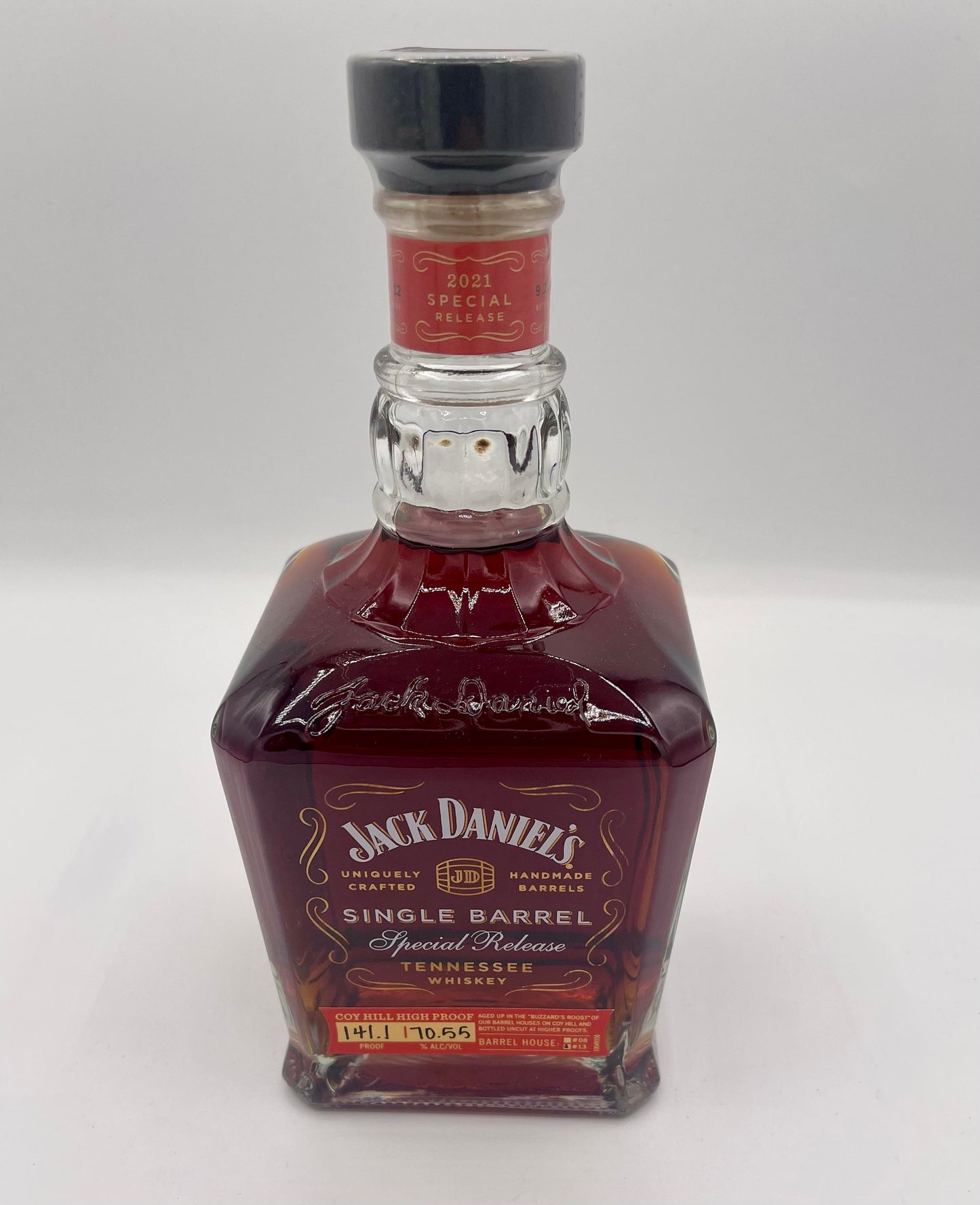 Jack Daniel's Single Barrel Special Release Coy Hill 141.1 Proof Black Ink Tennessee Whiskey 750ml