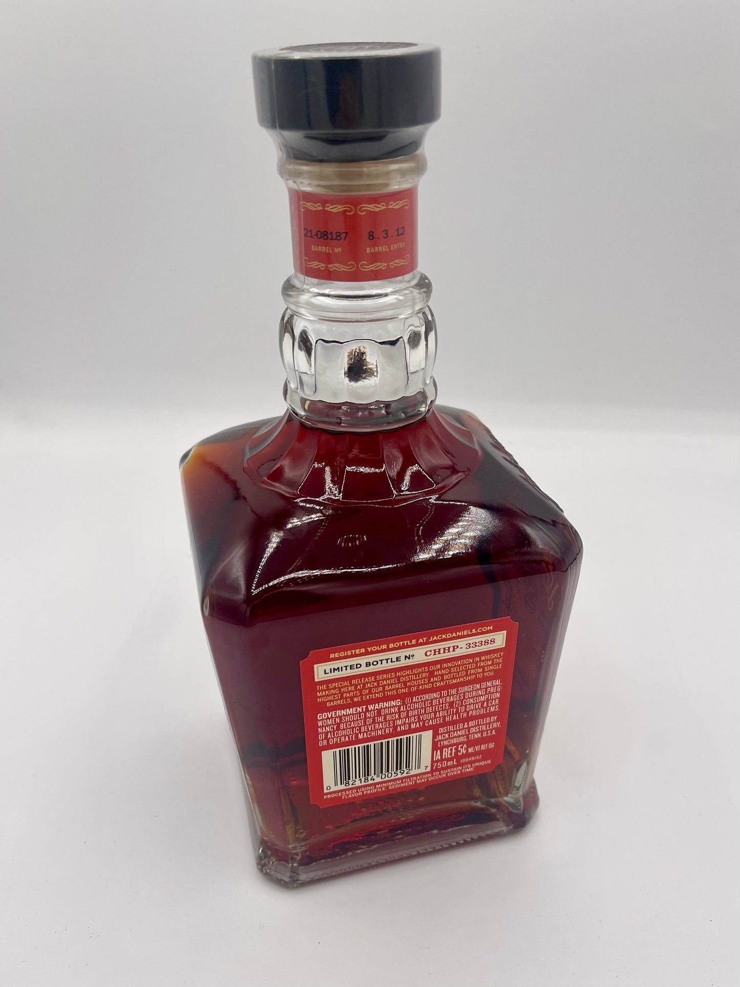 Jack Daniel's Single Barrel Special Release Coy Hill 139.5 Proof Blue Ink Tennessee Whiskey 750ml