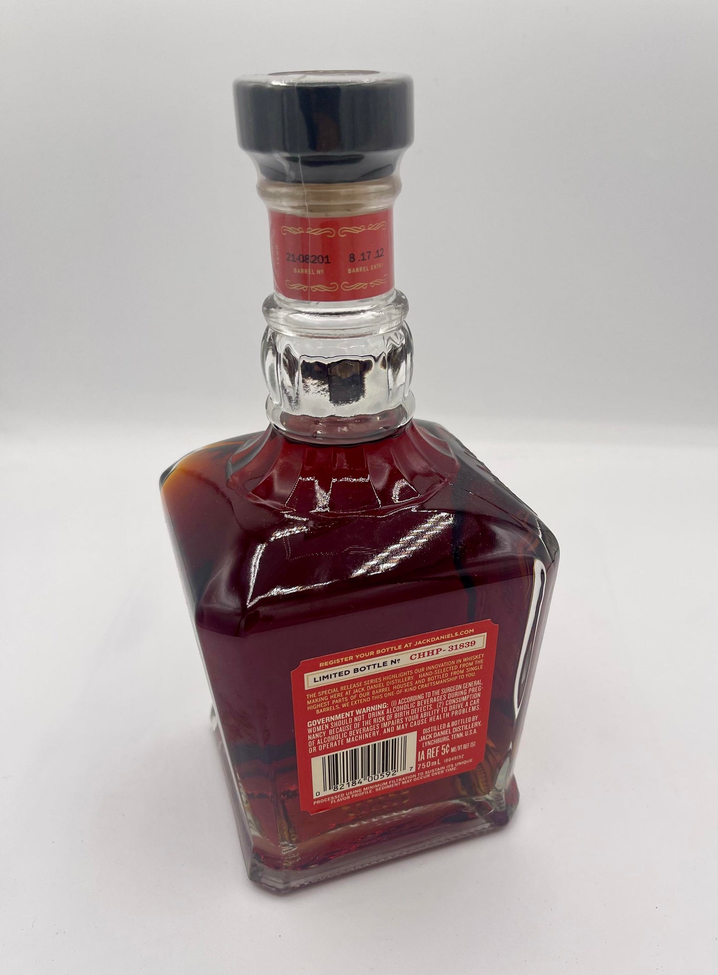 Jack Daniel's Single Barrel Special Release Coy Hill 141.1 Proof Black Ink Tennessee Whiskey 750ml