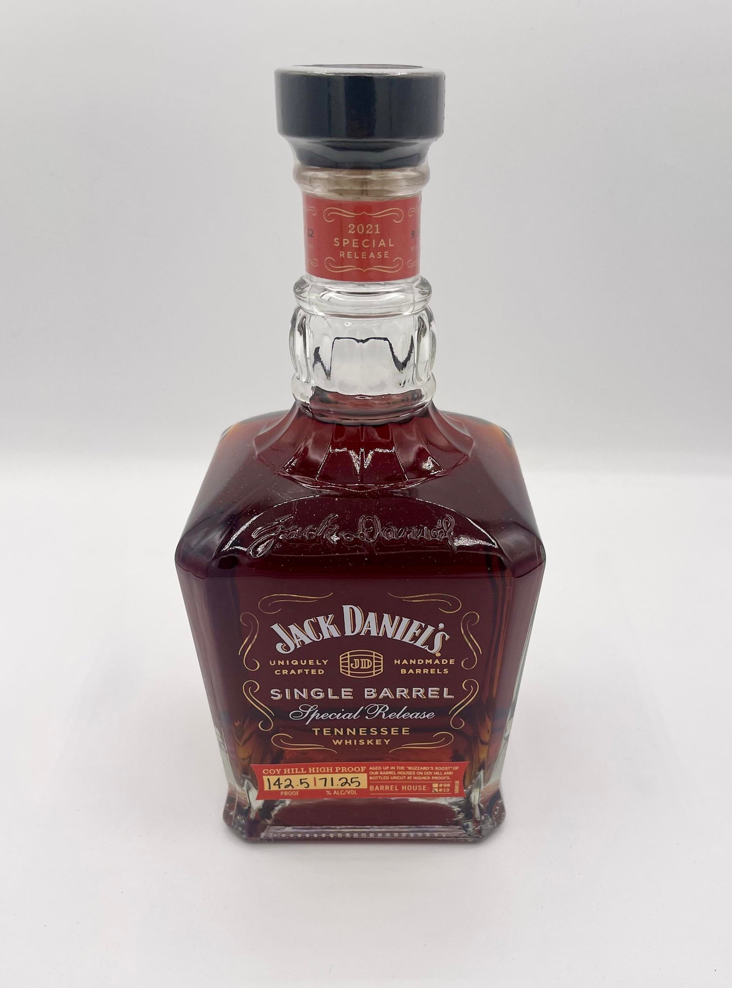 Jack Daniel's Single Barrel Special Release Coy Hill 142.5 Proof Black Ink Tennessee Whiskey 750ml