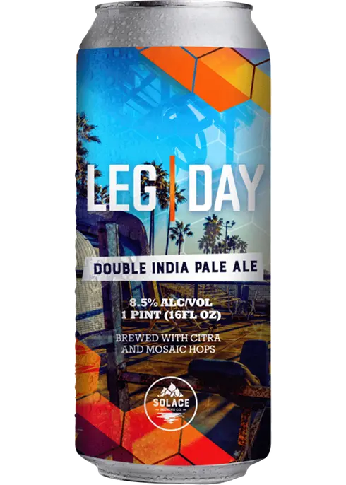 Solace Ns Leg Day Double Indian Pale Ale Beer Can 4-Pack