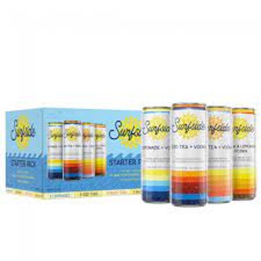 Stateside Surfside Tea Plus Vodka Variety Starter 12-Oz Can 8-Pack