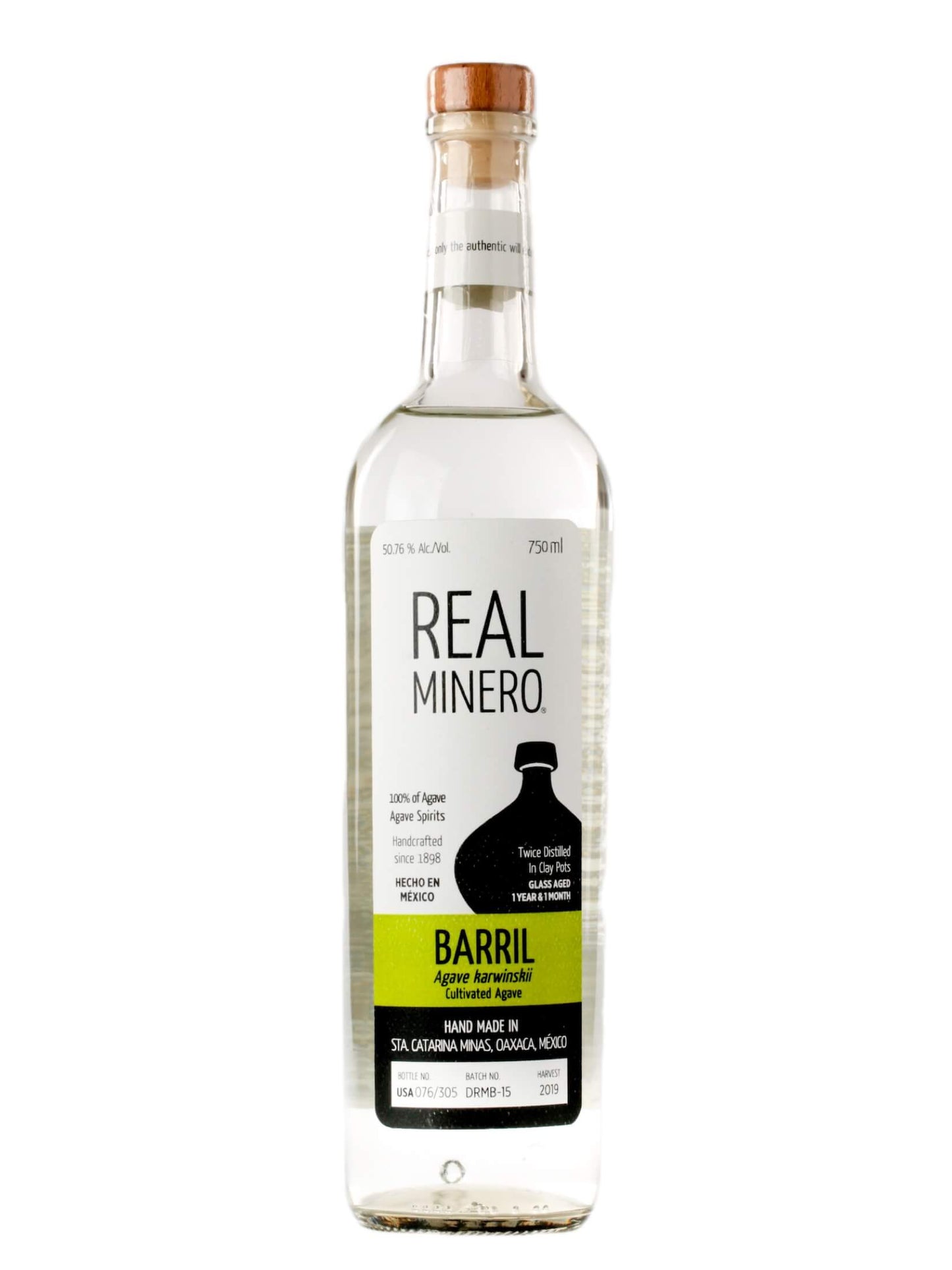 Real Minero Barril Mezcal 100.62 Proof 750ml