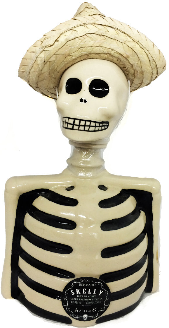 Los Azulejos Skeleto Skelly Reposado Tequila 750ml