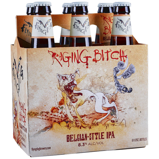 Flying Dog Brewery Raging Bitch India Pale Ale Beer 12-Oz Bottle 6-Pack