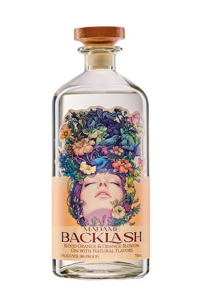 Madame Backlash Blood Orange & Orange Blossom Gin 750ml – Liquor