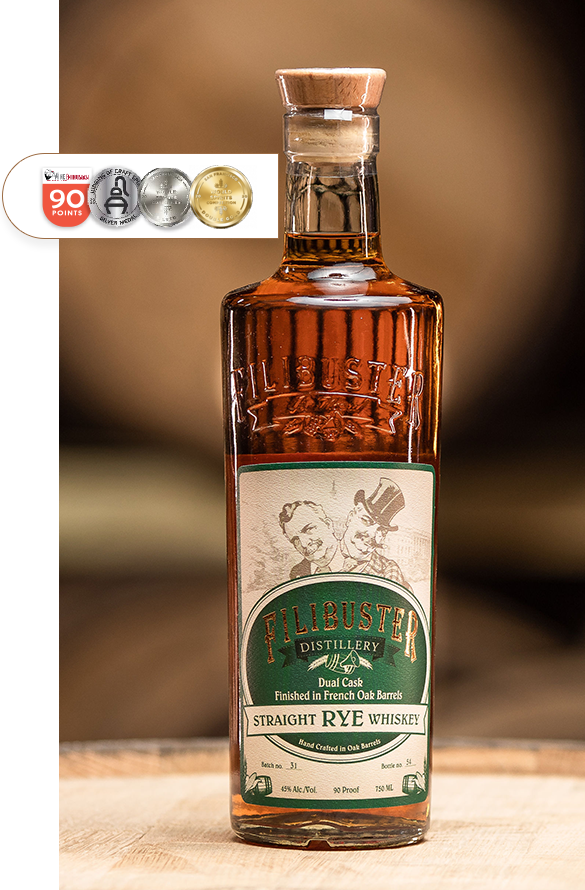 Filibuster Dual Cask Straight Rye Whiskey 750ml – Liquor Express
