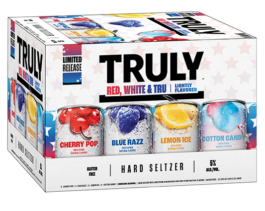 Truly Hard Seltzer Red White and True Varity 12-Oz Can 12-Pack