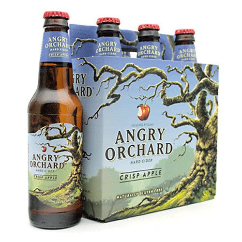 Angry Orchard Crisp Apple Hard Cider 12-Oz Bottle 6-Pack