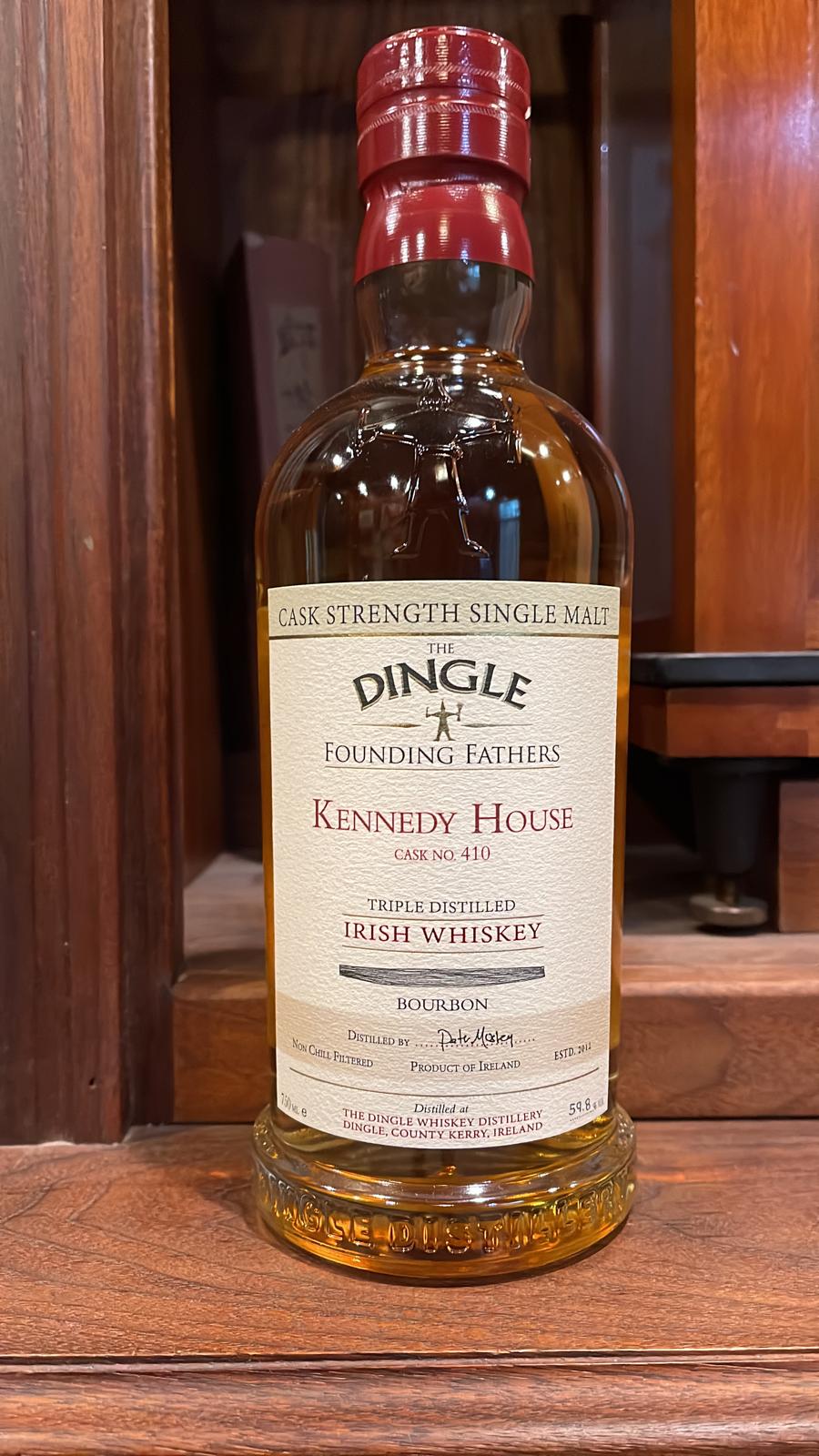 Dingle Kennedy House Cask Strength Single Malt Irish Whiskey 750ml