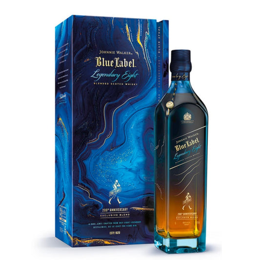 Johnnie Walker Blue Label 200th Anniversary Legendary Eight Blended Scotch Whisky 700ml
