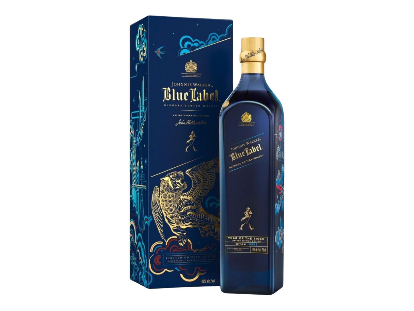 Johnnie Walker Blue Label Limited Edition Year of the Tiger Blended Scotch Whisky 750ml