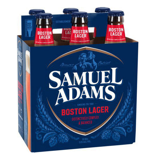 Samuel Adams Boston Lager Beer 12-Oz Bottle 6-Pack