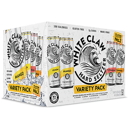 White Claw Hard Seltzer Variety Pack No.2 12-Oz Can 12-Pack