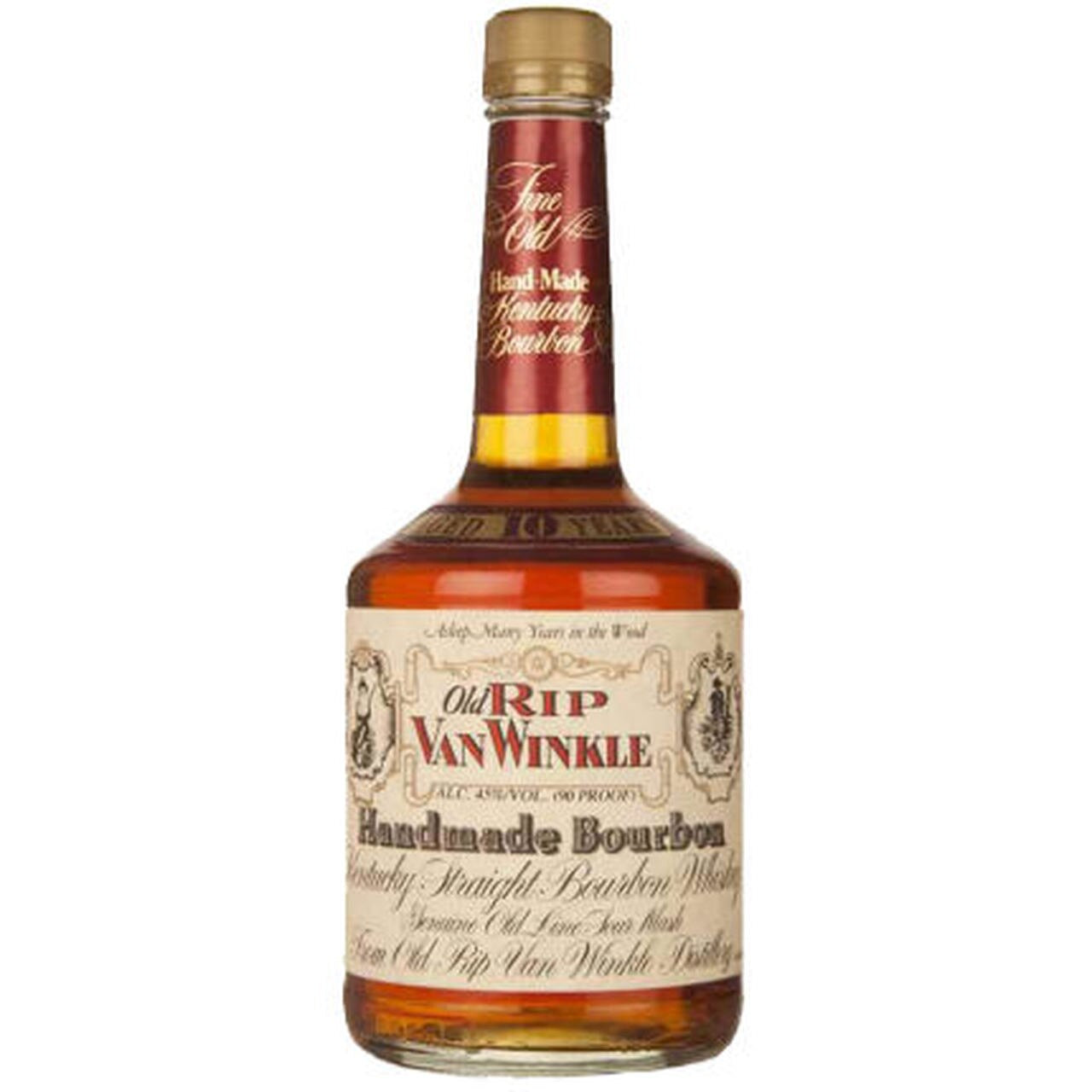 2009 Old Rip Van Winkle Handmade 90 Proof 10 Year Old Bourbon (Squat Bottle) 750ml