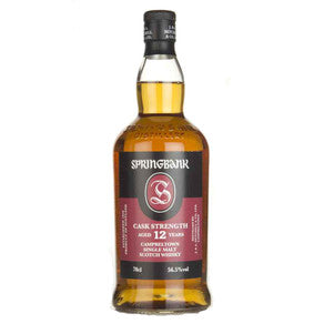 SPRINGBANK CASK STRENGTH 12 YEAR 750ML