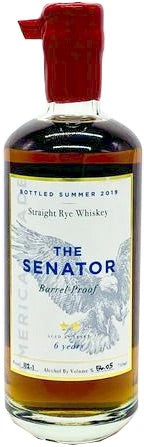The Senator 6 Year Old Barrel Proof Straight Rye Whiskey 750ml