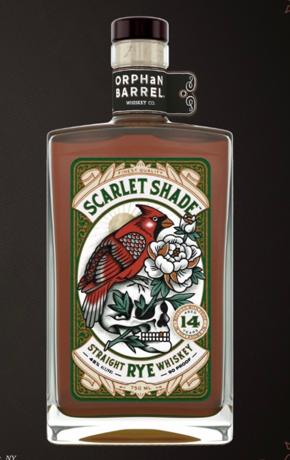 Orphan Barrel Scarlet Shade 14 Year Old Straight Rye Whiskey