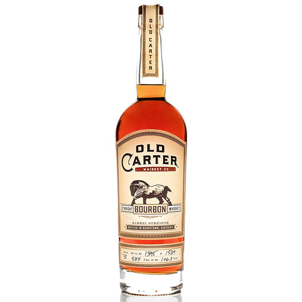 Old Carter Barrel Strength  Batch 10 Straight Bourbon Whiskey 750ml